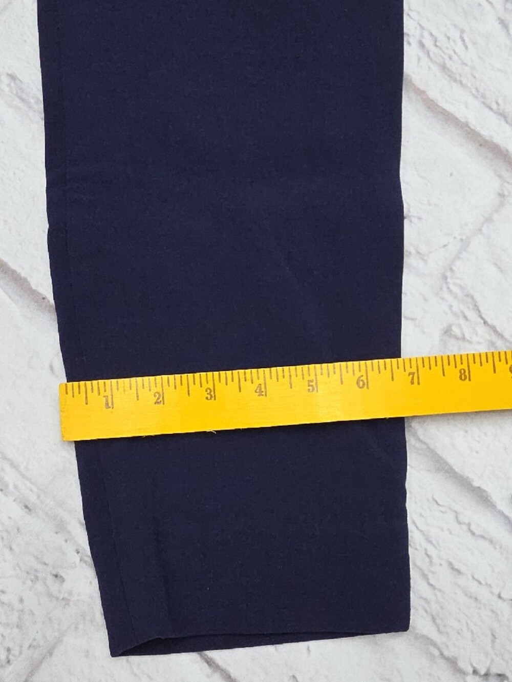 Ralph Lauren Black Label Dress Pants Sz 12(34x28) Blue Straight Wool Blend - Picture 7 of 12